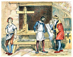 l'imprimerie de Gutenberg l'imprimerie de Gutenberg